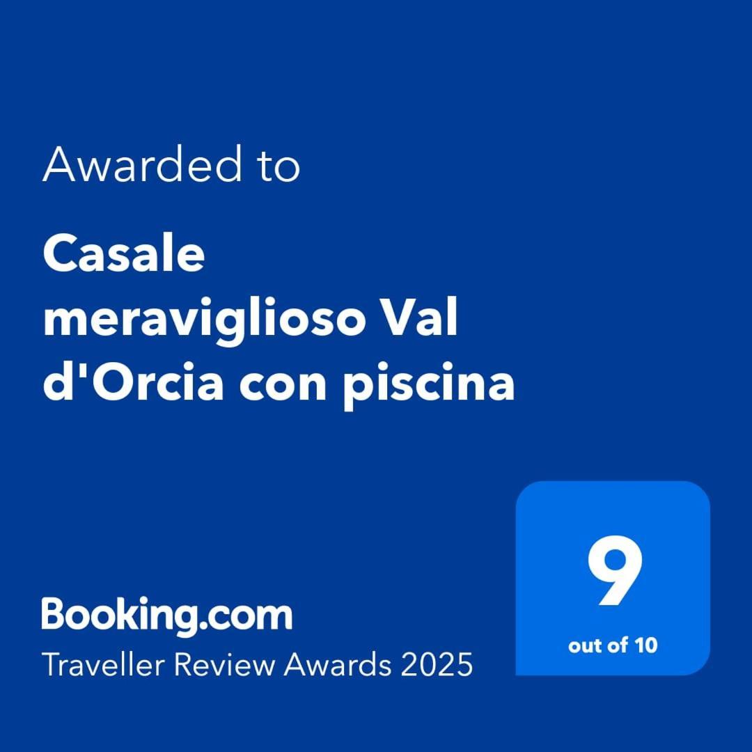 Casale Meraviglioso Val D'Orcia Con Piscina Radicofani Exterior foto
